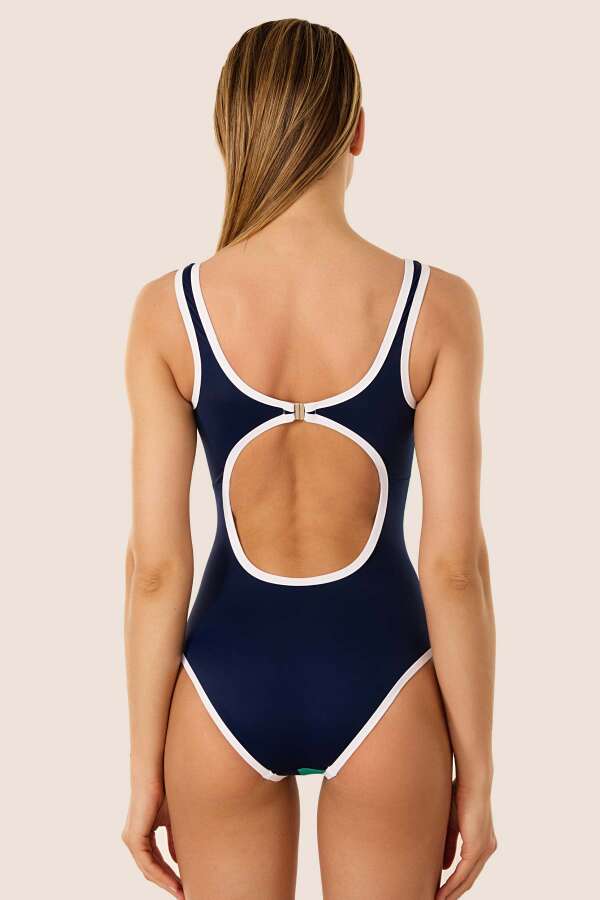 Ayyıldız 3030 Yeşil Fermuarlı Mayo - 2