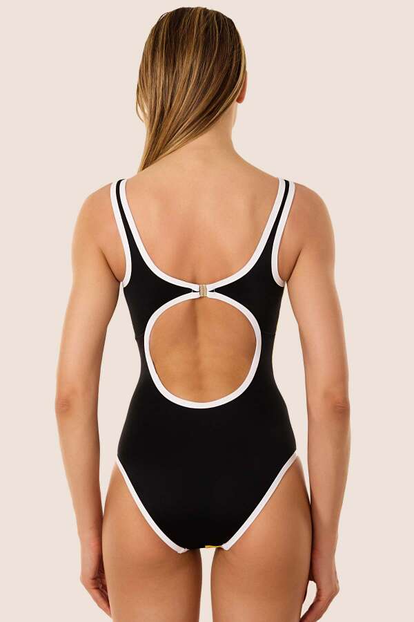 Ayyıldız 3030 Sarı Fermuarlı Mayo - 2