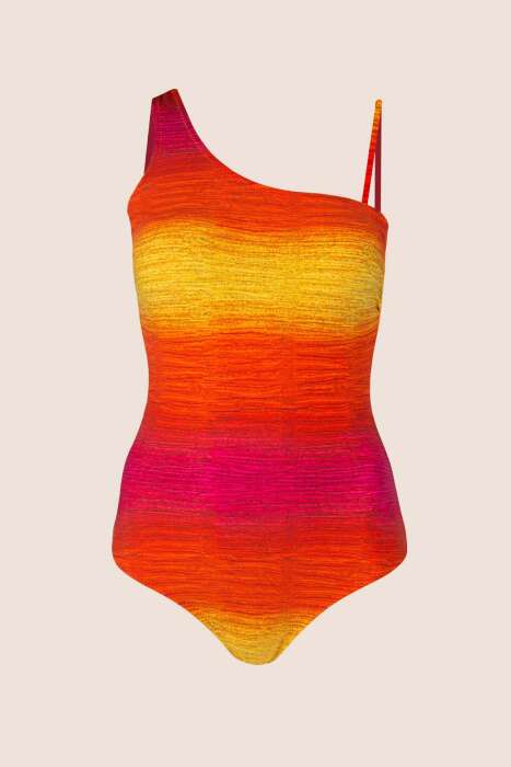 Ayyıldız 3122 Turuncu Tek Omuz Mayo - 4