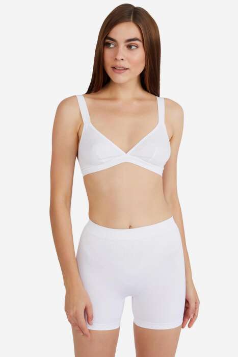 Ayyıldız 314 Beyaz Düşük Bel Kısa Korse - 1