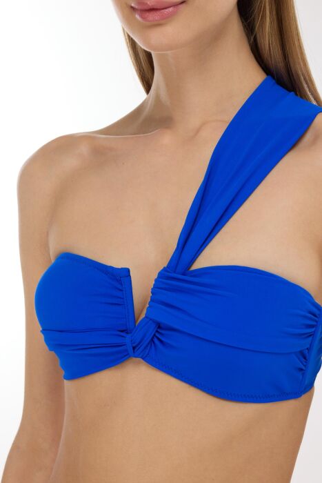 Ayyıldız 3400 Saks Tek Omuz Bikini Takımı - AYYILDIZ (1)