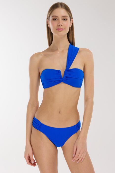 Ayyıldız 3400 Saks Tek Omuz Bikini Takımı - AYYILDIZ