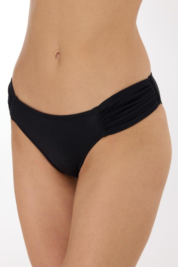 Ayyıldız 3400 Siyah Tek Omuz Bikini Takımı - 3