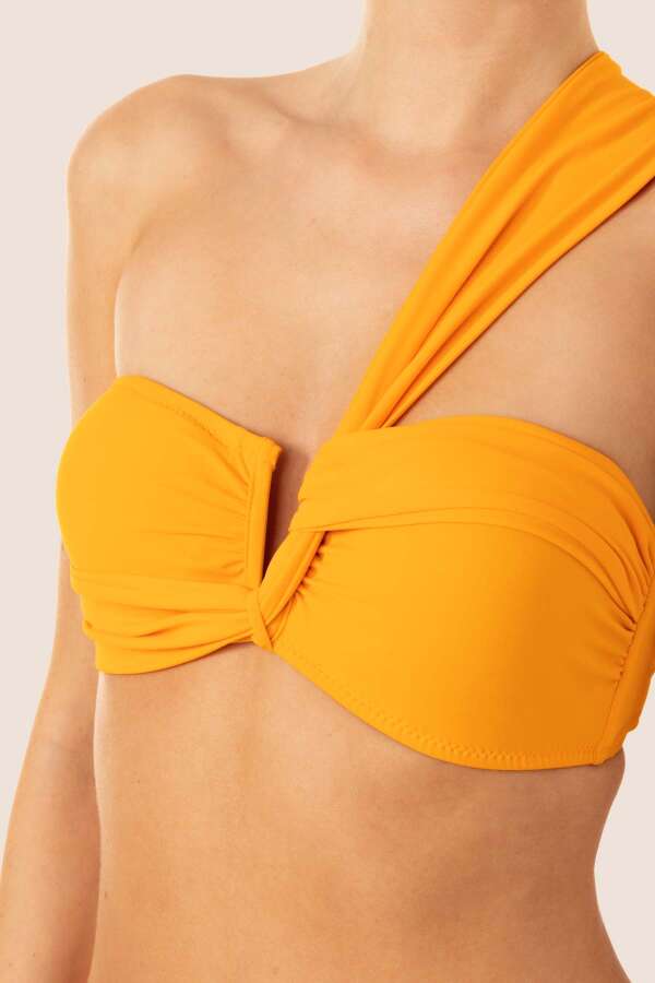 Ayyıldız 3400 Hardal Tek Omuz Bikini Takımı - 3