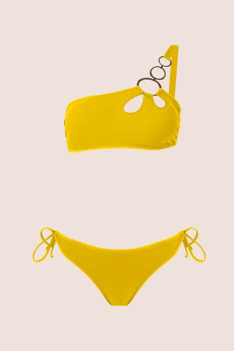 Ayyıldız 3401 Sarı Bikini Takımı - 5