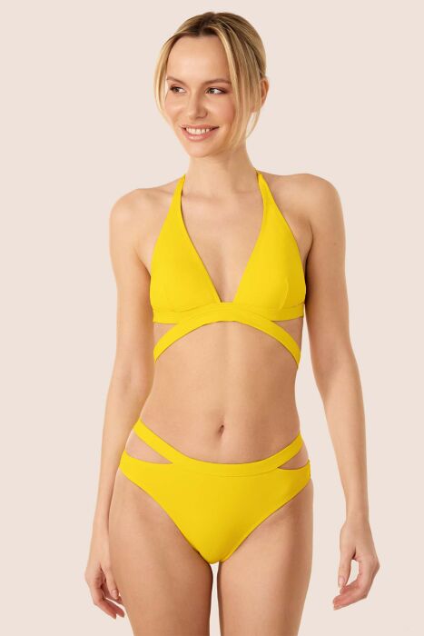 Ayyıldız 3402 Sarı Bikini Takımı - 1