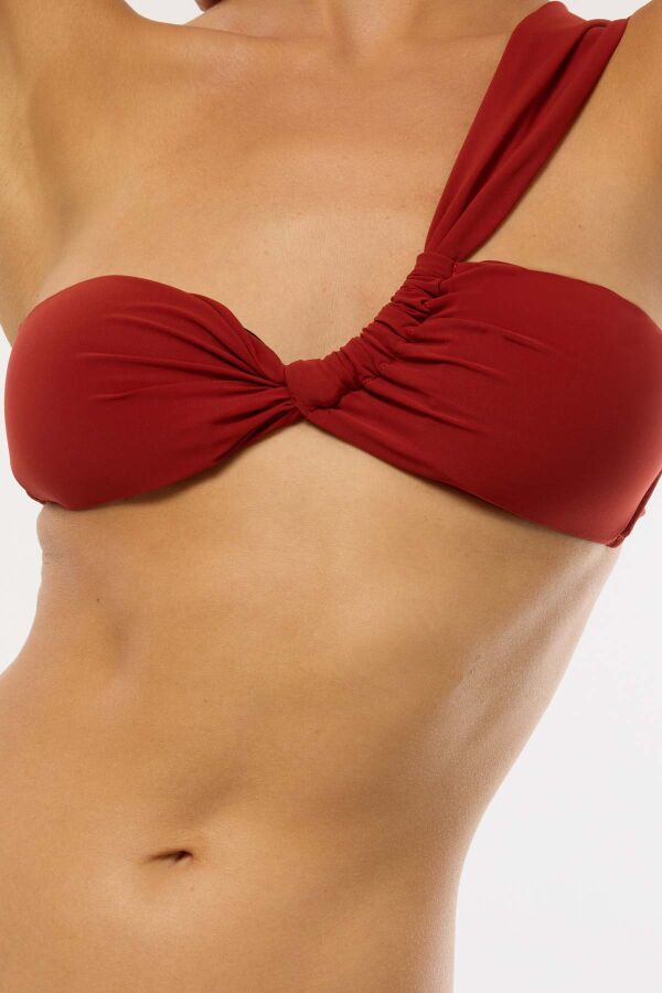 Ayyıldız 3403 Kiremit Tek Omuz Bikini Takımı - 3