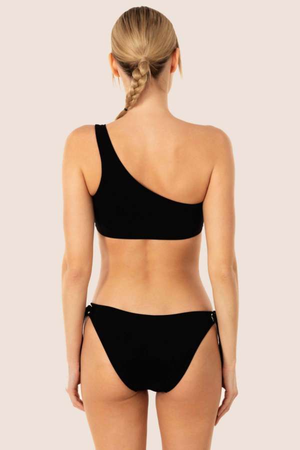 Ayyıldız 3405 Siyah Tek Omuz Bikini Takımı - 2