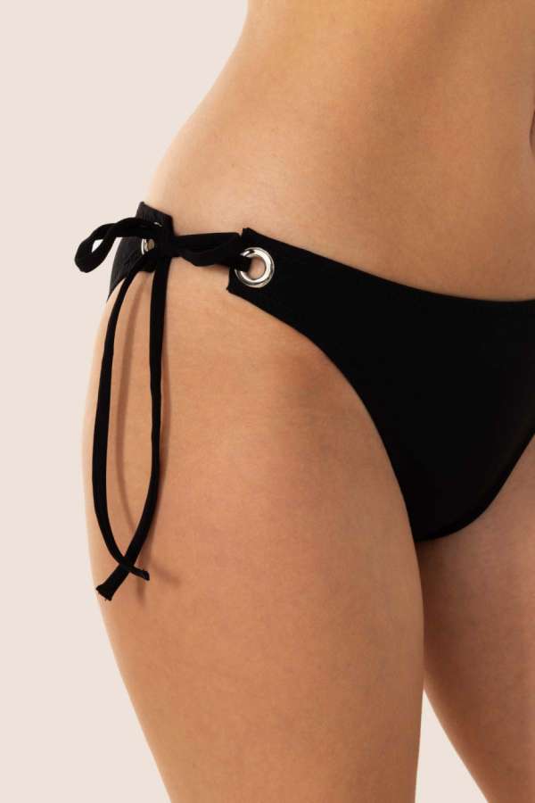 Ayyıldız 3405 Siyah Tek Omuz Bikini Takımı - 4