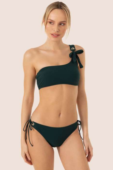 Ayyıldız 3405 Yeşil Tek Omuz Bikini Takımı - 1