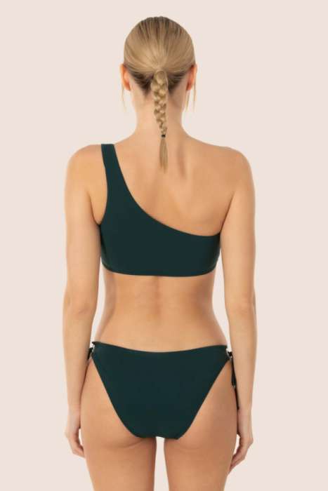 Ayyıldız 3405 Yeşil Tek Omuz Bikini Takımı - 2