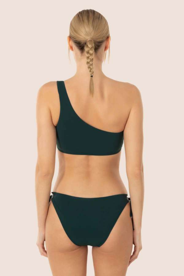 Ayyıldız 3405 Yeşil Tek Omuz Bikini Takımı - 2