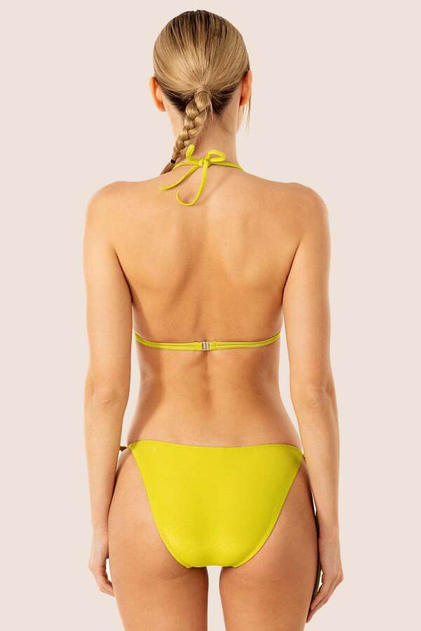 Ayyıldız 3408 Yeşil Simli Bikini Takımı - 2