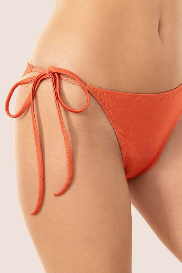 Ayyıldız 3408 Somon Simli Bikini Takımı - 4