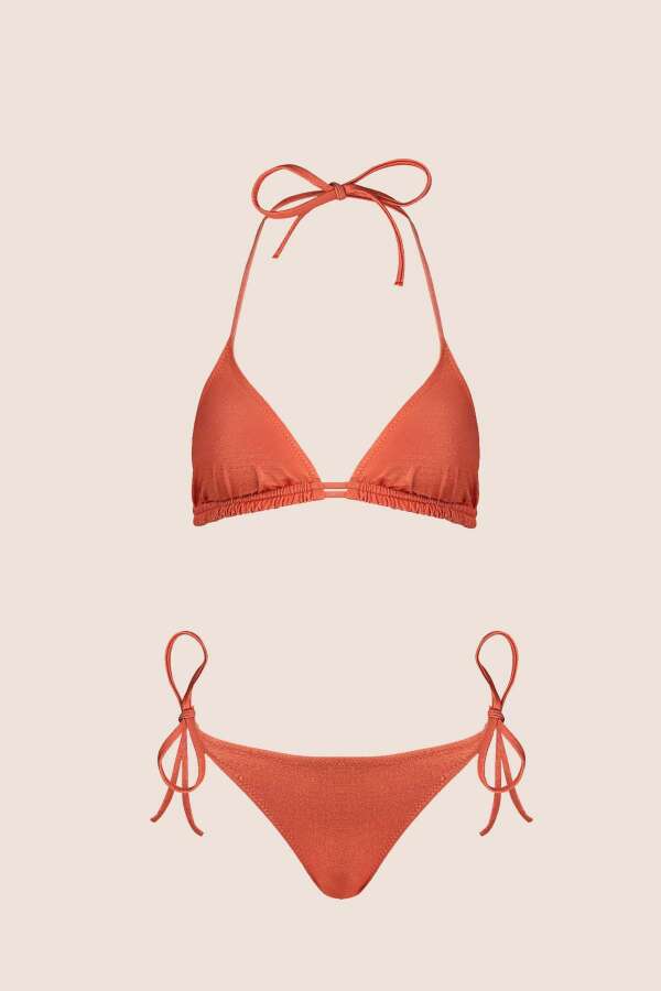 Ayyıldız 3408 Somon Simli Bikini Takımı - 5