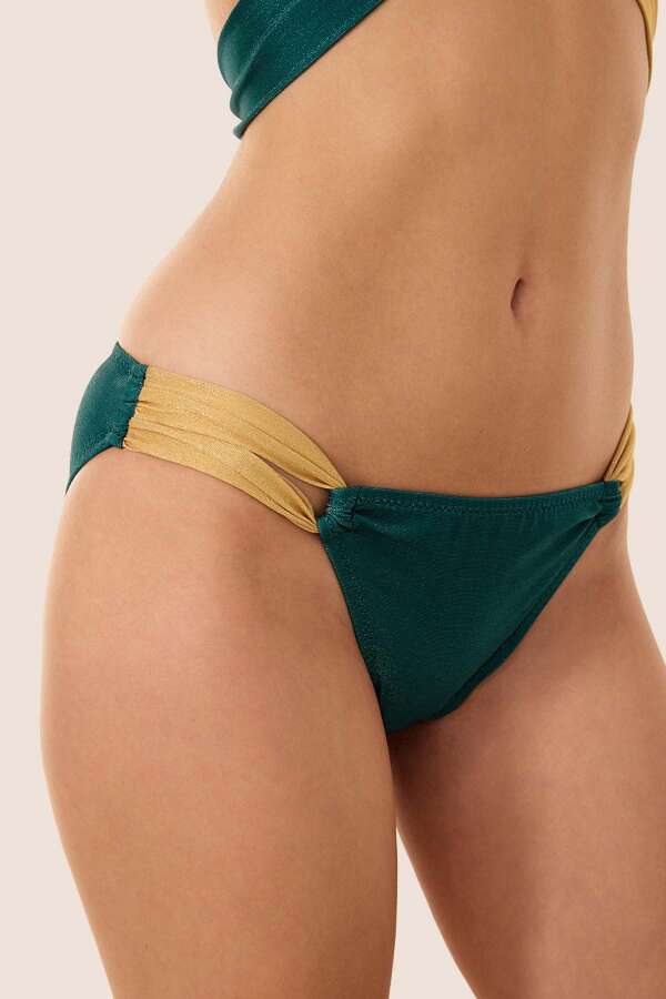 Ayyıldız 3411 Petrol Simli Bikini Takımı - 4