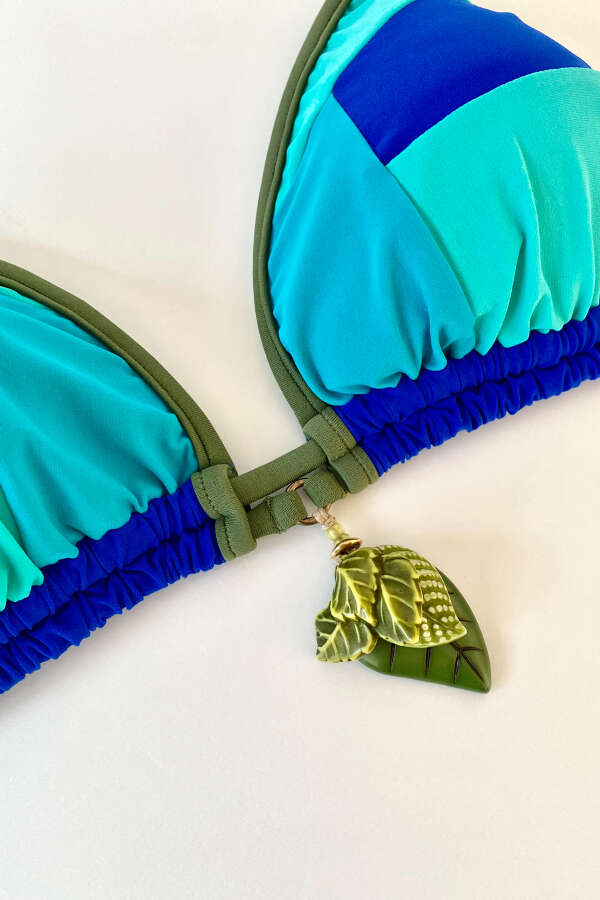 Ayyıldız 3421 Saks Bikini Takımı - 3