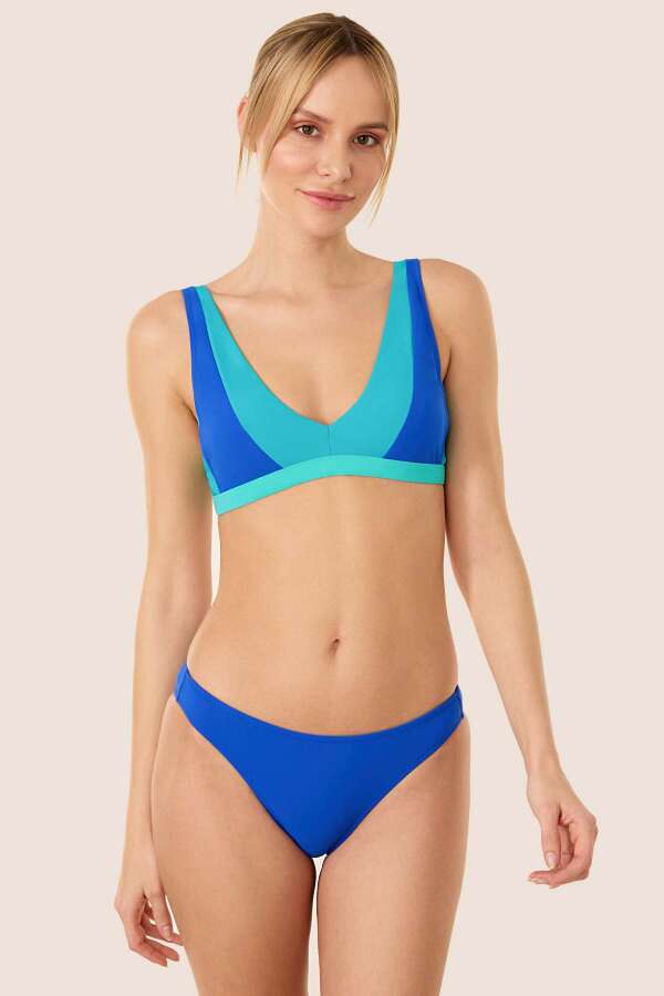 Ayyıldız 3422 Saks Bikini Takımı - 1