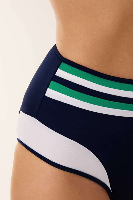 Ayyıldız 3425 Lacivert Straplez Bikini Takımı - 4