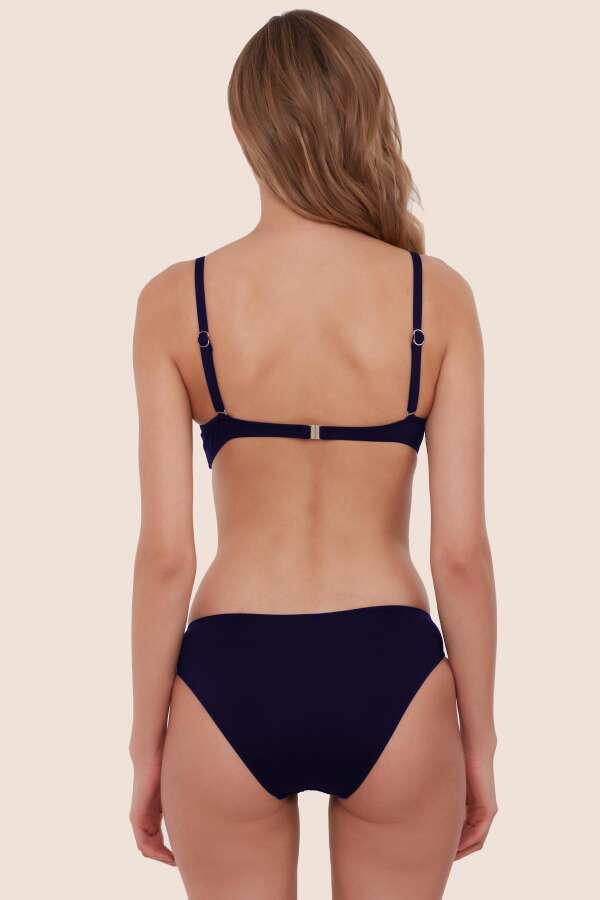 Ayyıldız 3430 Lacivert Toparlayıcı Bikini Takımı - 2