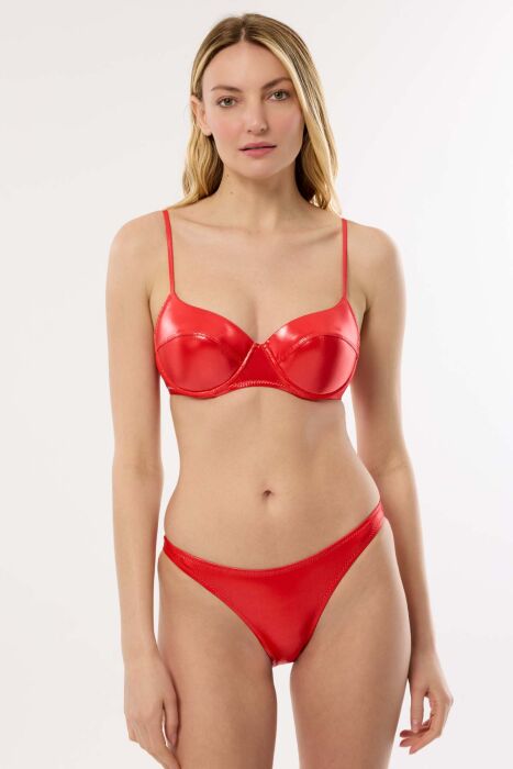 Ayyıldız 3440 Parlak Kırmızı Bikini Takımı - 1