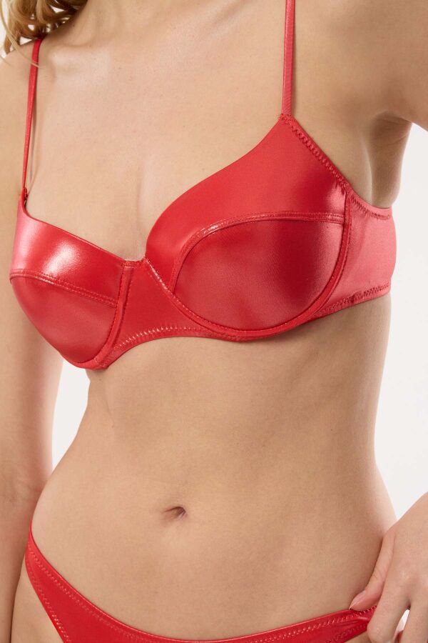 Ayyıldız 3440 Parlak Kırmızı Bikini Takımı - 3