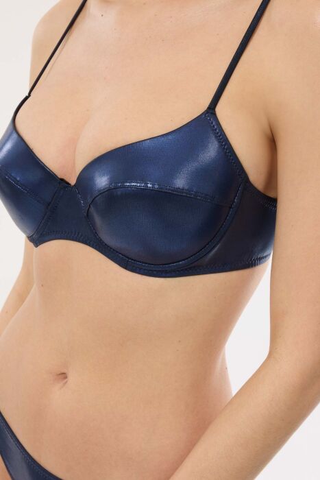 Ayyıldız 3440 Parlak Lacivert Bikini Takımı - 3