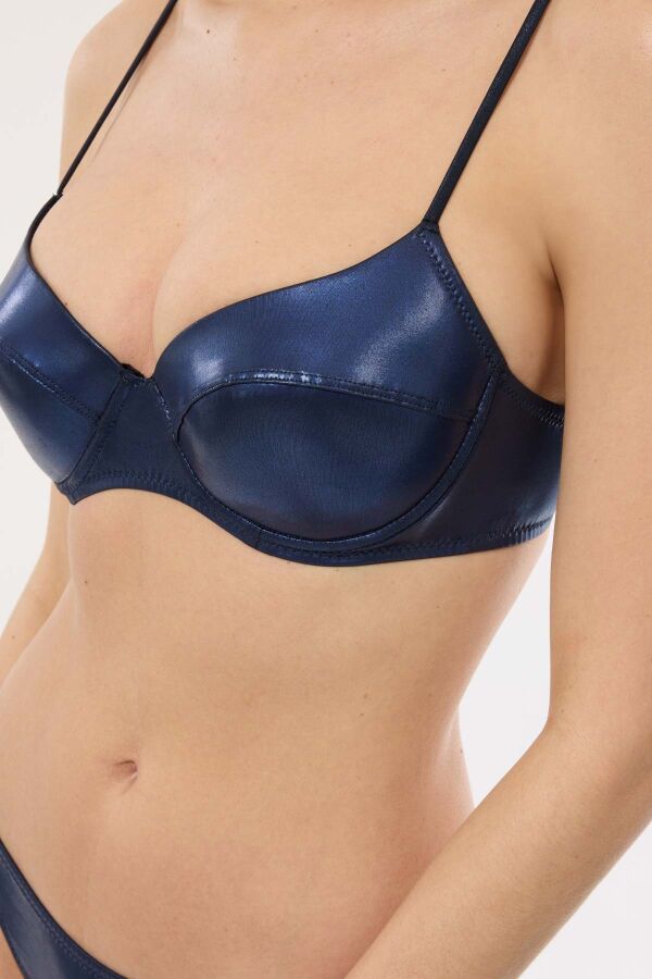 Ayyıldız 3440 Parlak Lacivert Bikini Takımı - 3