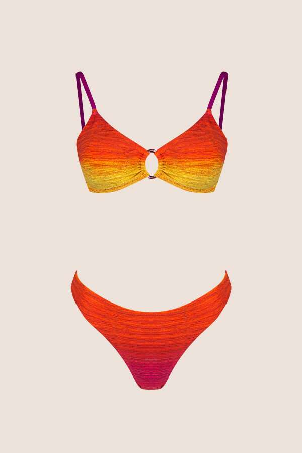 Ayyıldız 3501 Turuncu Bikini Takımı - 5