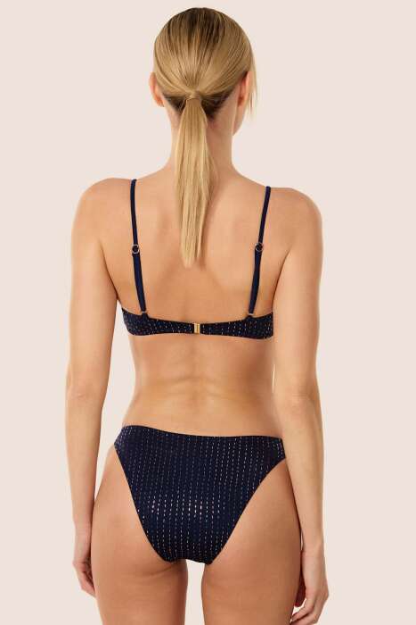 Ayyıldız 3506 Lacivert Simli Bikini Takımı - AYYILDIZ (1)