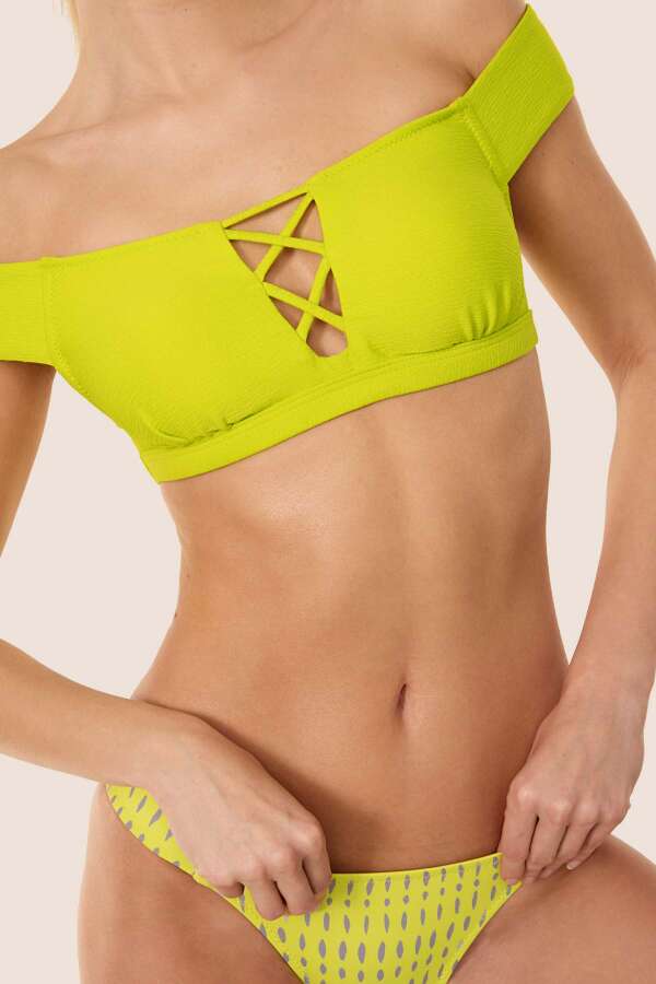 Ayyıldız 3523 Sarı Bikini Takımı - 3