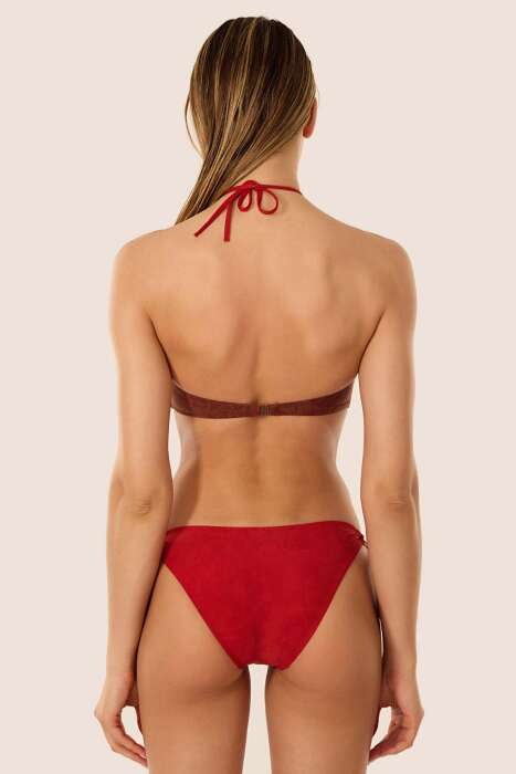Ayyıldız 4664 Kiremit Nakış İşlemeli Bikini Takımı - 2