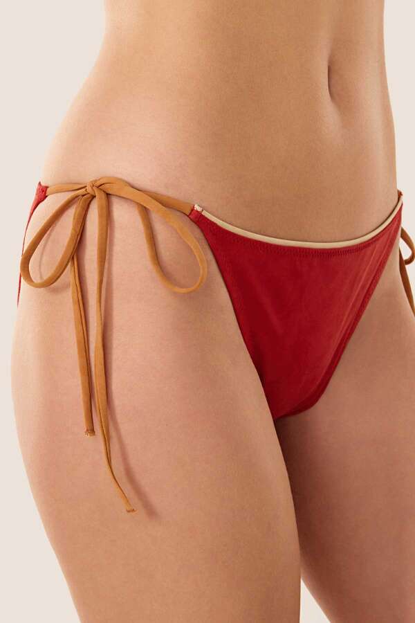 Ayyıldız 4666 Kiremit Nakış İşlemeli Bikini Takımı - 4