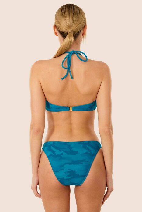 Ayyıldız 4657 Turkuaz Straplez Bikini Takımı - 2