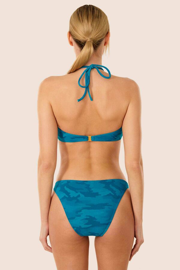 Ayyıldız 4657 Turkuaz Straplez Bikini Takımı - 2