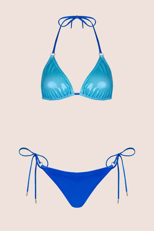 Ayyıldız 4606 Parlak Mavi Bikini Takımı - 5