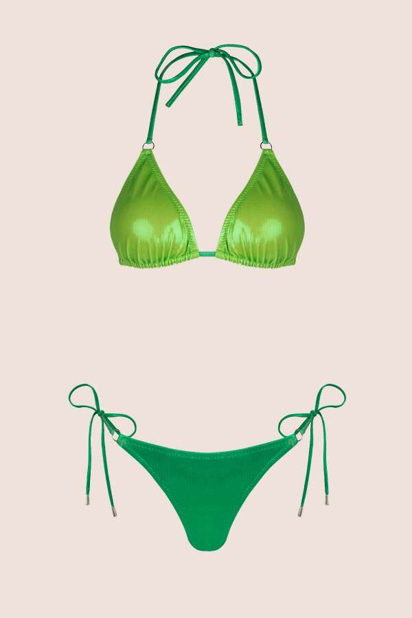 Ayyıldız 3563 Parlak Yeşil Bikini Takımı. 4