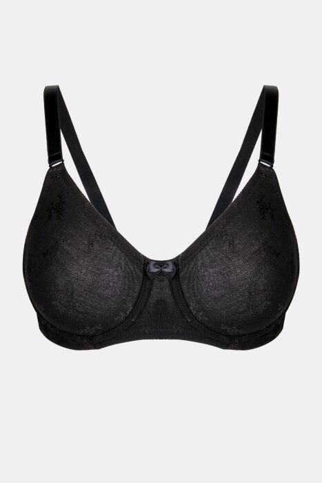 Ayyıldız 3658 Siyah Kapsız Sütyen - 4