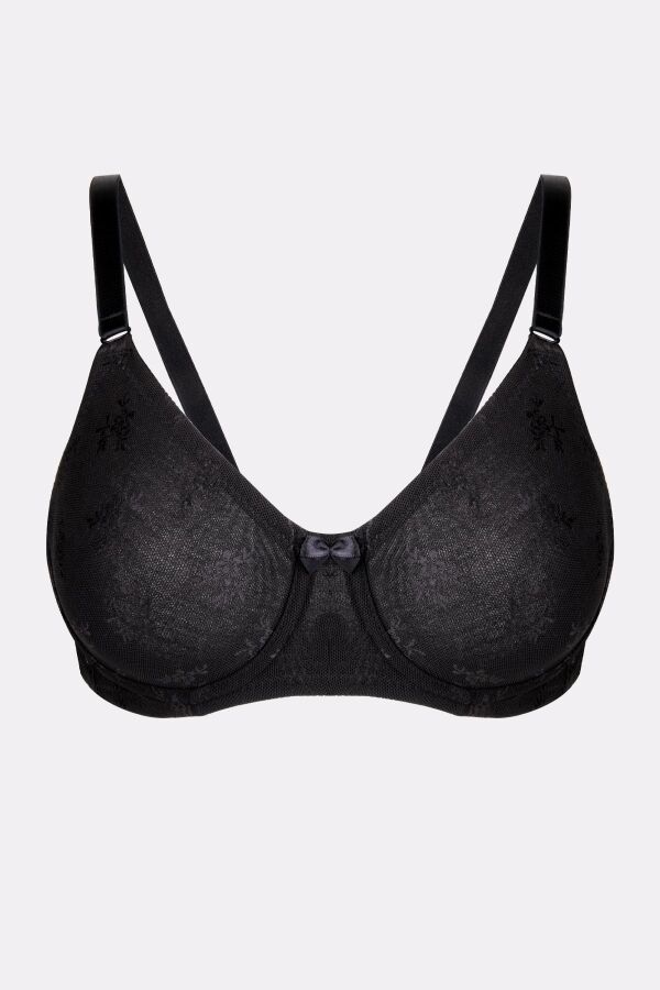 Ayyıldız 3658 Siyah Kapsız Sütyen - 4