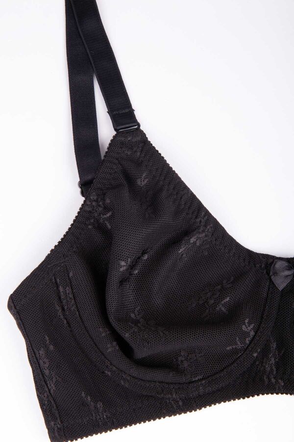 Ayyıldız 3658 Siyah Kapsız Sütyen - 6