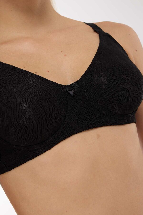 Ayyıldız 3658 Siyah Kapsız Sütyen - 2