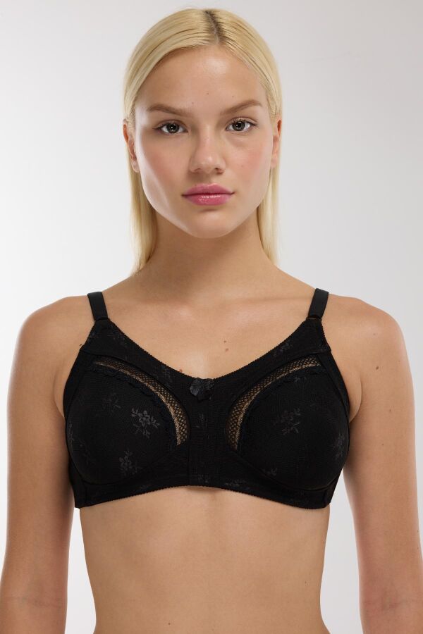Ayyıldız 3661 Siyah Toparlayıcı Sütyen - 1