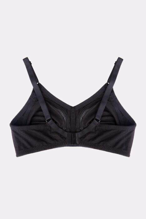 Ayyıldız 3662 Siyah Toparlayıcı Penye Sütyen - 7