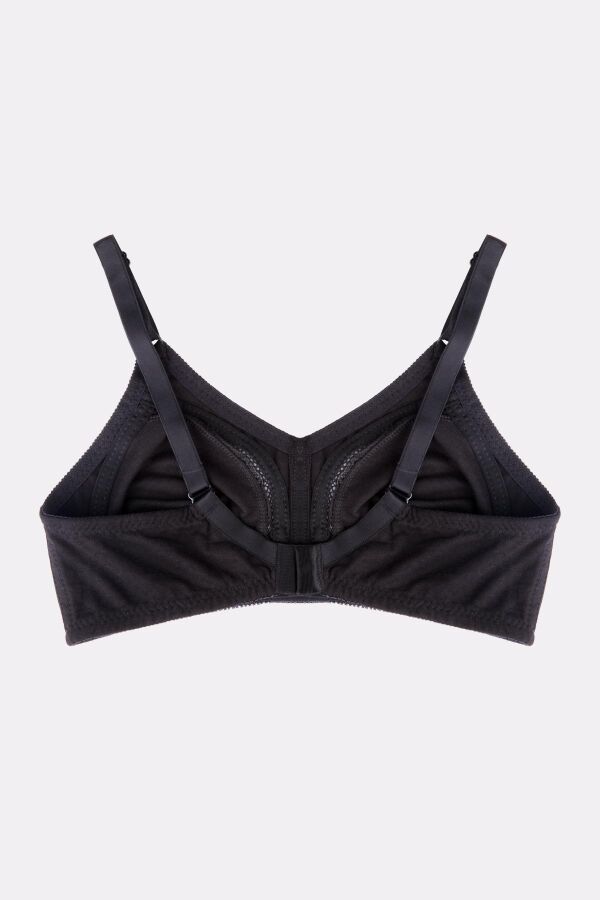 Ayyıldız 3662 Siyah Toparlayıcı Penye Sütyen - 7