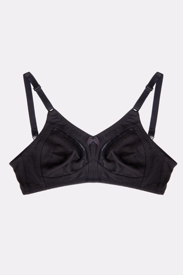 Ayyıldız 3662 Siyah Toparlayıcı Penye Sütyen - 5