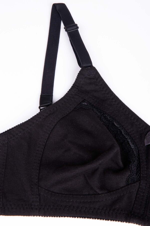 Ayyıldız 3662 Siyah Toparlayıcı Penye Sütyen - 6