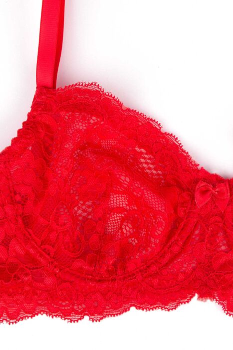 Ayyıldız 3663 Kırmızı Sütyen Takım - 5