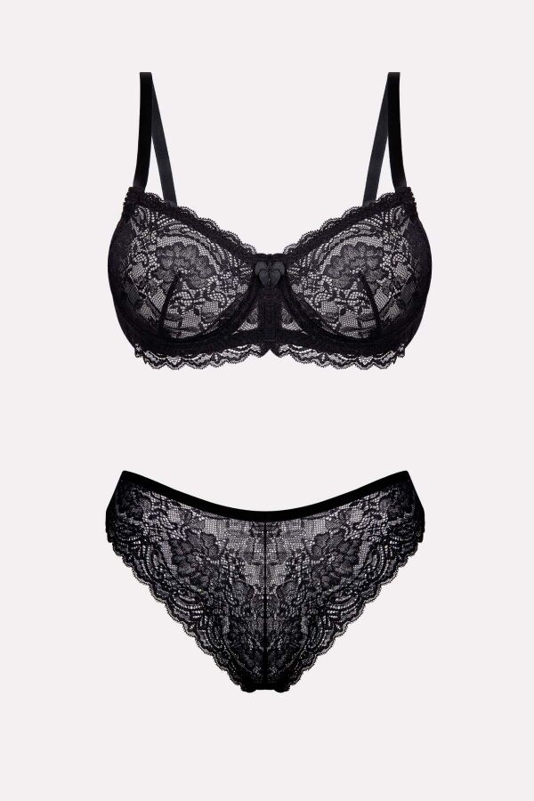 Ayyıldız 3663 Siyah Sütyen Takım - 4