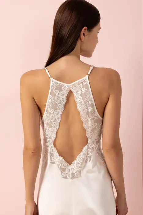 Ayyıldız 3803 Ekru Gecelik Sabahlık Takım - 4