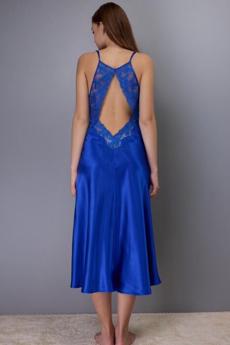 Ayyıldız 3803 Saks Gecelik Sabahlık Takım - 4